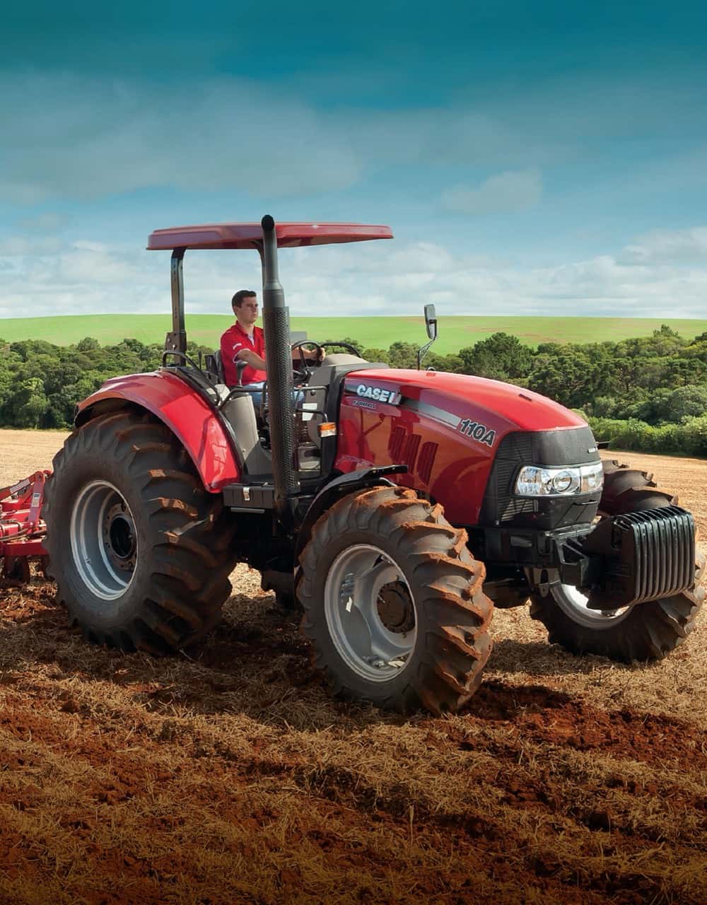 Tractor Farmall 110 A — Rendimiento en alta potencia